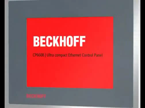 Beckhoff 5.7英寸的以太网控制面板CP6608