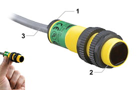 邦纳 S18 系列紧凑型光电传感器 