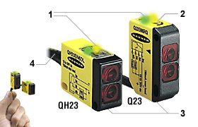 邦纳 Q23 & QH23 系列 紧凑型光电传感器 