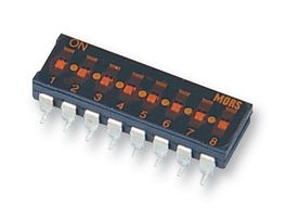 APEM - M408SMGNL - 开关 DIL 8路 SMD 