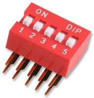 MULTICOMP - MCDA05 - SWITCH DIL R/A 5WAY 