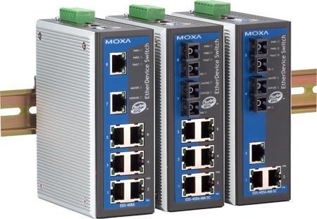 泰安 MOXA EDS-405A-MM-SC 代理 环网交换机