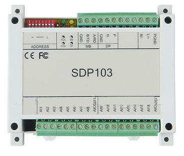 易控微网 SDP103 16路AI高性能Profibus DP从站IO模块