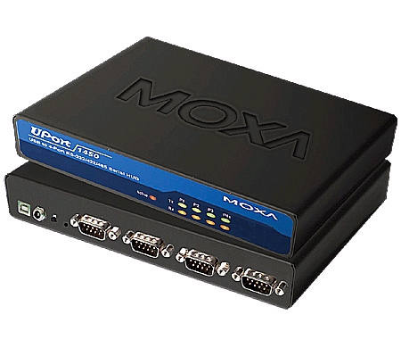MOXA UPort 1450 总代理 USB转4串口