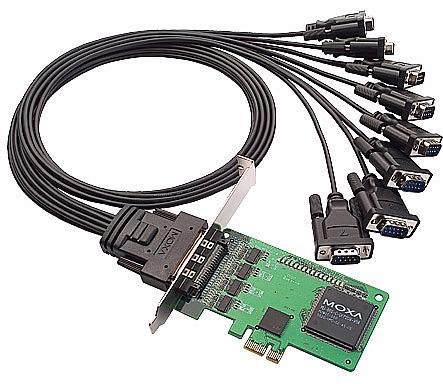 MOXA CP-168EL 总代理 PCI Express多串口卡