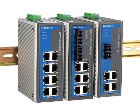 MOXA EDS-305-S-SC 5口工業(yè)交換機
