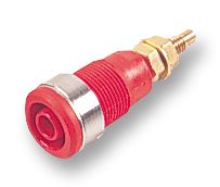 MC (MULTI-CONTACT) - 23.3020-22 - 插座 4MM 带护罩红色 包5 