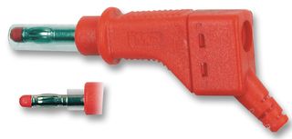 MC (MULTI-CONTACT) - 66.9328-22 - 插头，4MM 带护罩 红色 
