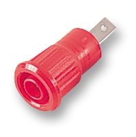 MC (MULTI-CONTACT) - 23.3160-22 - 带护罩插座 4mm 按入式 红色