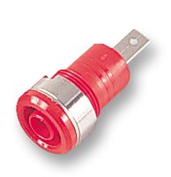 MC (MULTI-CONTACT) - 23.3070-22 - 带护罩插座 4mm 红色 (5只