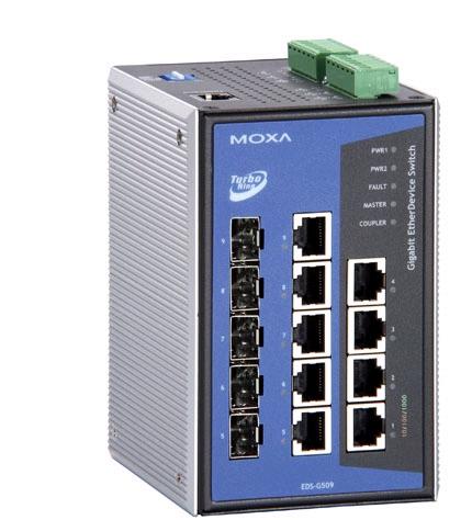 张家口MOXA销售MOXA EDS-G509千兆交换机