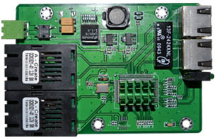 MIE-1204 2光2电以太网光纤交换机模块