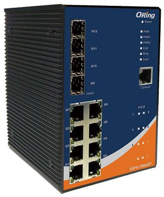 威力IGPS-7084GP全千兆网管型PoE以太网交换机