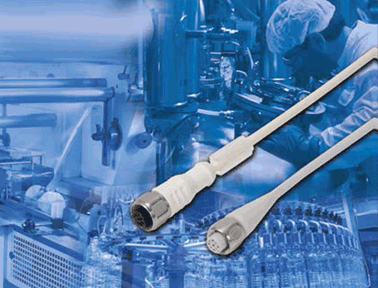 图尔克用于食品行业的卫生型标准应用电缆和插件