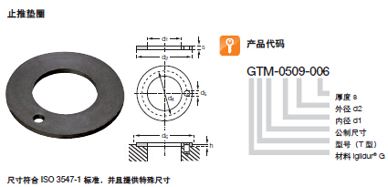 易格斯工程塑料止推垫圈GTM