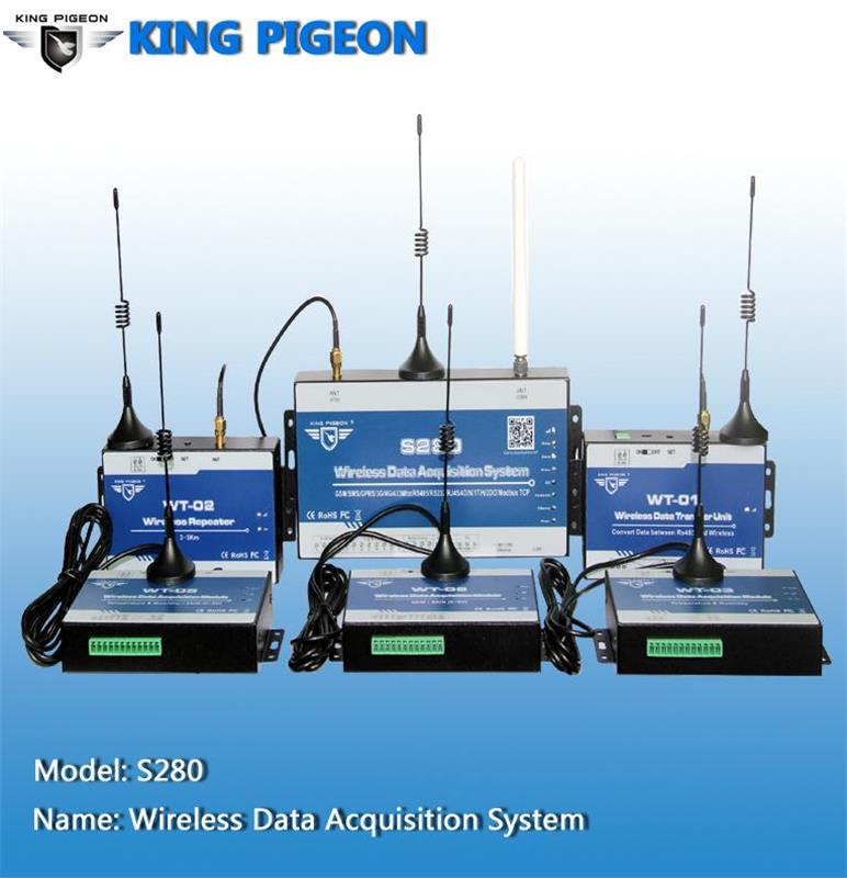 S280 无线433Mhz GSM 3G 4G RTU数据采集报警控制器
