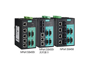 Moxa 交换型串口设备联网服务器 NPort S8000系列 