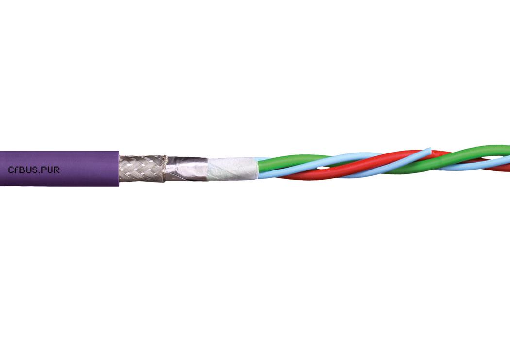 易格斯chainflex 高柔性控制电缆 CFBUS.PUR.001