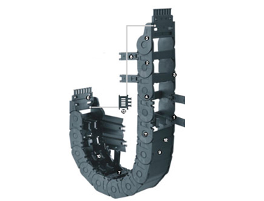 易格斯E2/000 中型拖链(半封闭）-2650系列