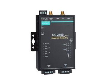 Moxa  UC-2100-W 系列ARM Cortex-A8 1 GHz 掌上型 IIoT 网关