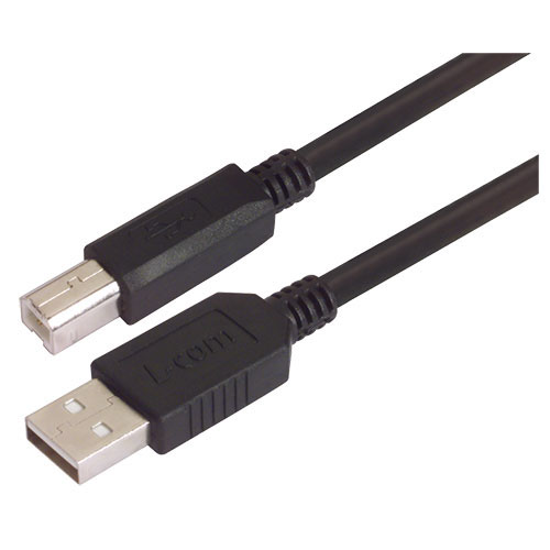 L-com USB 2.0 线缆组件 CSUZAB-3M