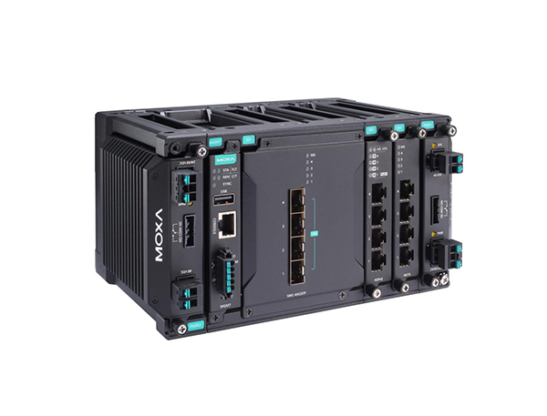 Moxa MDS-G4012-L3-4XGS 系列三层全千兆模块化网管型工业以太网交换机