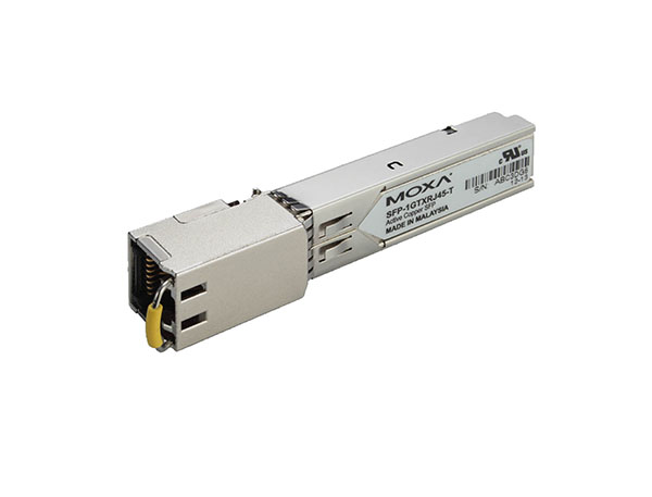 Moxa SFP-1G 铜质系列 1 端口千兆以太网 SFP 模块