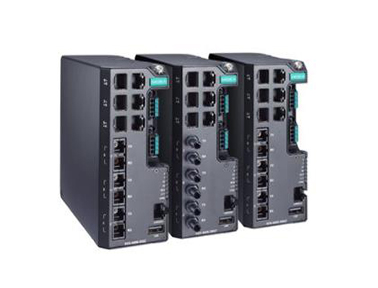 Moxa EDS-4009 系列 9 端口网管型工业以太网交换机