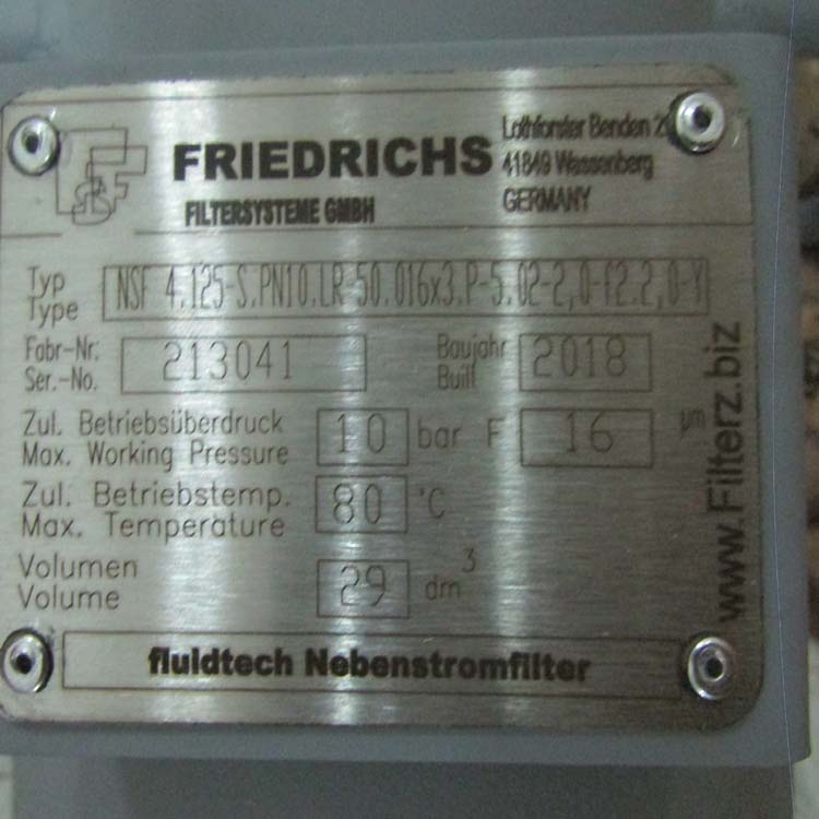 FRIEDRICHS过滤装置4161.111.062