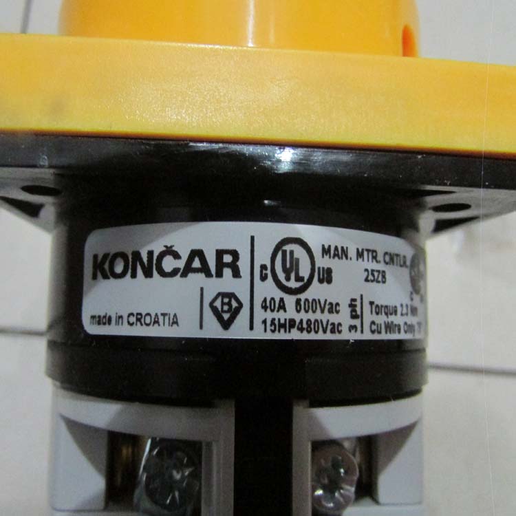 KONCAR-MES凸轮开关GN20-C-035-U