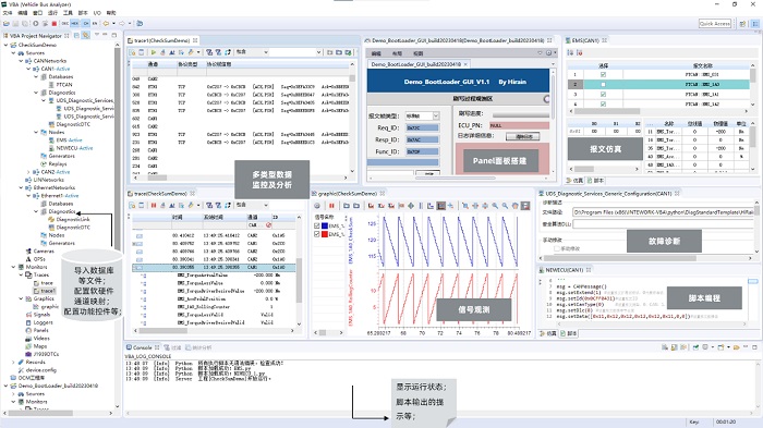 车载总线监控分析及仿真工具 - VBA