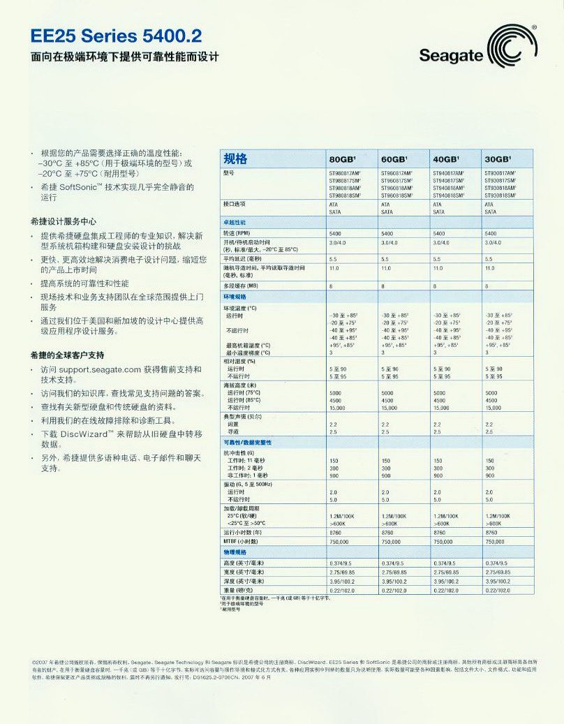 希捷宽温硬盘