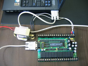 JMDM-RS232串口控制繼電器（或晶體管）板