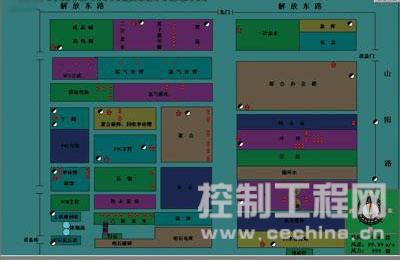 重大危险源点平面图
