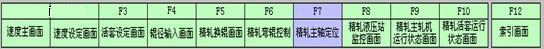 画面切换区,功能同其它画面。