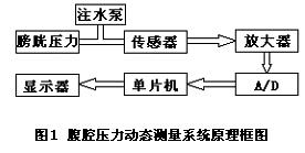 腹腔压力动态测量系统设计如图