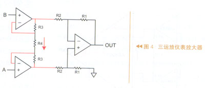 如何构建仪表放大器如图