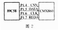 基于CMX860的来电显示电话测试仪的设计如图