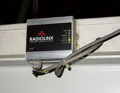 和主控PLC连接的RadioLinx模块