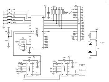 图2主机硬件电路图