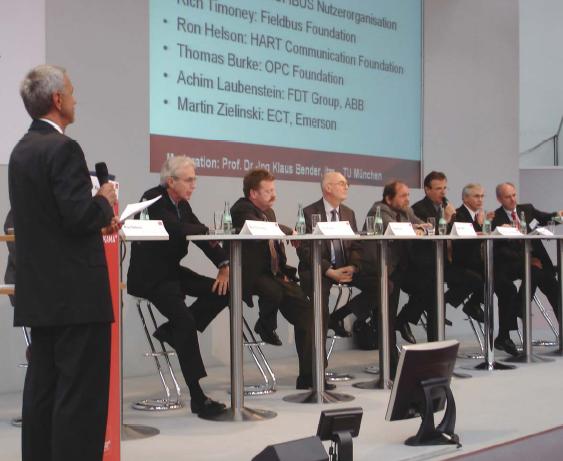 　　ECT和FDT代表在德国汉诺威举行的Interkama2007展会上宣布了他们达成具有历史意义的现场总线设备集成（FDI）协议