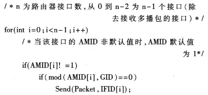 逆向多播树构建算法在MPLS上的应用如图