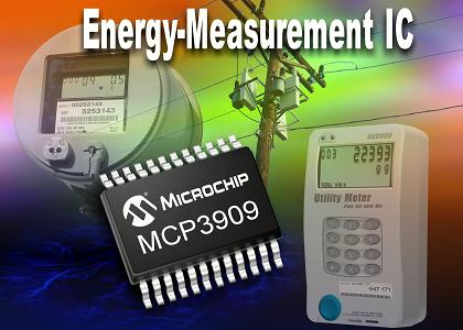 MCP3909电能计量集成电路