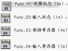 Modbus_Simulator仿真软件用小型人机界面调试如图