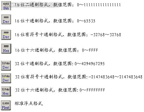 Modbus_Simulator仿真软件用小型人机界面调试如图