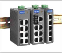 Moxa EDS-208 Entry-level 工业级以太网络交换机如图