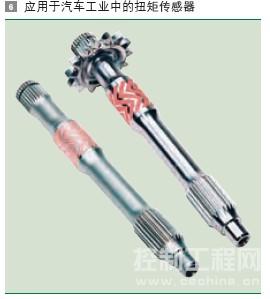 应用于汽车工业中的扭矩传感器