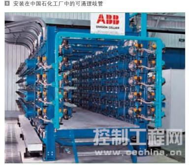 安装在中国石化工厂中的可清理歧
