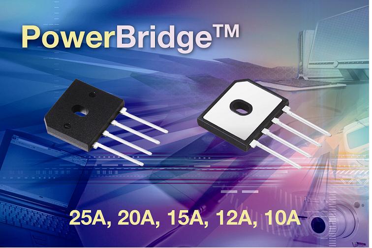 Vishay 推出新型增强型 PowerBridge? 整流器系列器件如图