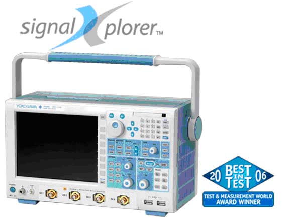 横河电机示波器获美国专业测量杂志《Test & Measurement World》大奖如图